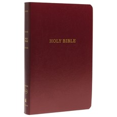 (영문도서) KJV Gift and Award Bible Imitation Leather Burgundy Red Letter Edition Imitation Leather, Thomas Nelson, English, 9780718097875