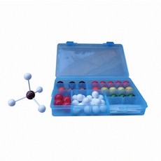 입시학원 실습용 화학분자구조모형 봉결합식 70PCS 원자 결합 조립 세트 탄탄한 플라스틱 재질, 1개