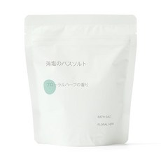 무인 양품 바다 소금 목욕 소금 꽃 허브의 향기 360g/스푼 첨부 84935077, 1g, 1개