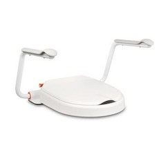 【海夫健康生活館】JUST 4U Etac益他 馬桶增高 6cm 助起扶手 Hi-Loo(80301316-2)