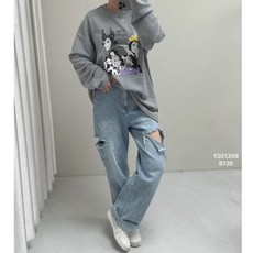 好康批起來 韓國女裝 反派皇后Tee 現貨 舒適棉質 寬鬆版型, 1個, 水泥灰