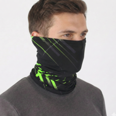타이트엔드 EXO 쿨 멀티스카프 자전거 마스크, 그린, 1개