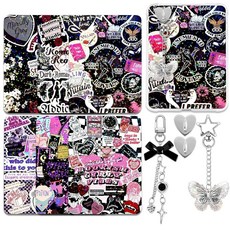 Fyoutt E-리더용 인서트 6개 투명 케이스 E-리더 폰 참 팔찌 2개 17.3cm x 12.2cm6.8인치 4.8인치 블랙 테마 백 커버 인서트 페이퍼 화이트 11, 색상-B