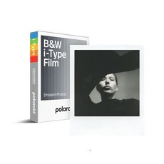 [공식] 폴라로이드 i-Type 흑백필름 (8매), 1개, i-Type 흑백 - 006001