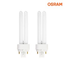 오스람 FDL 삼파장 램프 형광등 18W 주광색, 2개