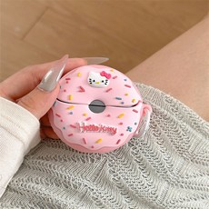 KT 도넛 버즈3 버즈3프로 BUDS 케이스 실리콘, 1개, 핑크, 벼즈3/버즈3프로