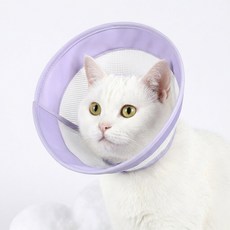 강아지 고양이 방수 초경량 넥카라, 1개, 퍼플