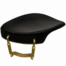 4/4 3/4 1/2 1/4 바이올린 턱받침 장착 클램프 바이올린 턱받침 골드 메탈 브래킷 나사 코르크 로즈우드/에, 04 Violin chinrest 3