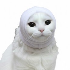 디마펫 코지이어 반려동물 강아지 고양이 진정밴드, 1개, 화이트