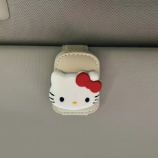 라온샵 귀여운 차량용 선글라스 클립, 1개, 냥이