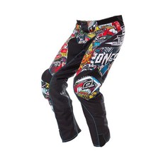 O'Neal 0123-134 남성용 메이헴 크랭크 바지 블랙/멀티 34 사이즈, 34