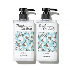 더샘 터치 온 바디 코튼 바디 1+1 (로션+워시)