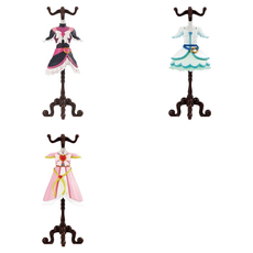 BANDAI 轉蛋 扭蛋 光之美少女飾品衣架 服飾 飾品 衣架 架子 全3款, 1個, 整套3G092
