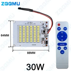 태양광 LED 투광 조명 20W 고휘도 램프 IP66 방수 야외 정원 거리, 02 30W