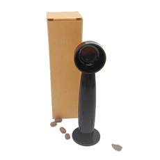 2 in 1 커피 스푼 7g 표준 계량 스푼 이중 사용 콩 스쿱 파우더 프레스 스쿱 커피 머신 액세서리 주방 도구, 01 41mm, 01 Black