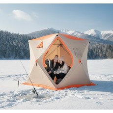 빙어낚시텐트 큐브 방수 텐트 얼음 빙어 원터치 쉘터 동계 얼음낚시, 기본 사용 인원, 텐트 바닥 천