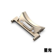 三星 Galaxy Watch 7 6 Classic 5 4 FE 快拆連接器 手錶連接器 錶頭 金屬 多色, 1個, 星光色,20mm