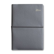 2026 다이어리 날짜형 위클리 주간식 다이어리 B6 디커버다이어리 DV PRO1, 실버티타늄