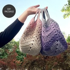 [가방만들기 DIY] 체이니 트위스트백 만들기 (체이니케이크얀 1볼+도안), 49, 1개