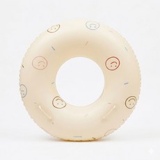 리마레 Cozy 원형 링 물놀이 튜브, 1개, 스마일 소형(70cm)