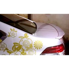 【車王汽車精品百貨】日產 NISSAN TEANA J32 刀鋒尾翼 壓尾翼 改裝尾翼 定風翼 導流板, 黑色