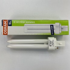 오스람 OSRAM FDX18EX-D 18W 주광색 형광등 전구, 1개