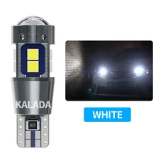 호환 2/4/6/810PCS 슈퍼 밝은 T10 W5W LED 전구 Canbus 오류 없음 3030 10SMD 자동 웨지 조명 측면 전구 인, 03 White, 01 8PCS