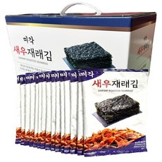 [미각] 구운김 조미김 구운재래김 새우김 선물세트 15봉 360g, 1개