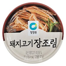 청정원 돼지고기 장조림(간장맛) 캔 95g