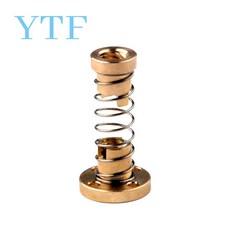 T8 리드 스크류 안티 백래시 스프링 너트 로딩 제거 갭 2mm/4mm/8mm Acme 스레드 DIY CNC 3D 프린터 부품, 01 Lead 2MM