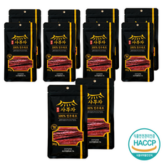 사부자 프리미엄 한우 기본육포, 10개, 30g