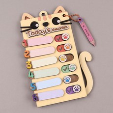 아트박스/호사문구 아이디몬 우드 DIY 체크리스트 (스티커포함)