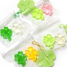 1500 짝꿍 네잎클로버 말랑이 주물럭 장난감 스퀴시 선물 놀이 패러디 랜덤 스트레스, 단품, 단품