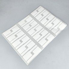 케이블 화이트 분류 정리 전선 네임택 스티커, 1개