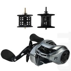 FISHHUNTER 루어 낚시 베이트릴, JD230R, Silver