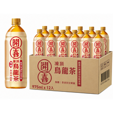 開喜凍頂烏龍茶（有糖）975ml, 975ml, 12個