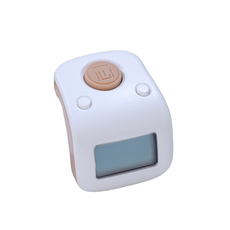 念佛計數器 戒指計數器 手指計數器 電子計數器 記憶功能, 白色, 1個