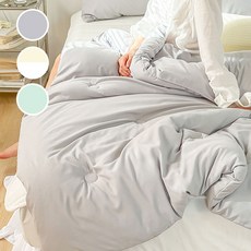 수면림 부드럽고 폭신한 워싱 세미마이크로 차렵이불 사계절 봄이불