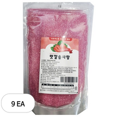 맛깔슈가 솜사탕 설탕 딸기향, 500g, 9개