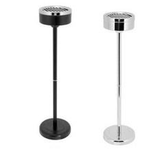 동복무역 업소용 스탠드 재떨이 흡연실 야외 대형재떨이, 블랙, 1개