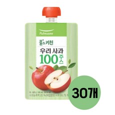 풀무원 풀스키친 우리사과100주스, 30개, 100ml
