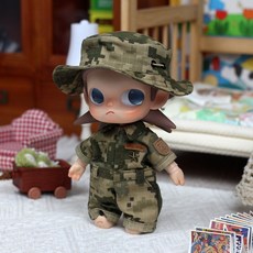 팝마트지거 지가 Zsiga 20cm 액션 피규어 관절인형 인형옷 인형불포함, 일반포장, 밀리터리 카모 점프수트 (점프수트만)
