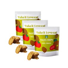 스타벅스 바질 토마토 베이글칩, 60g, 3개