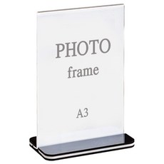 디모어 아크릴 테이블 스탠드 광고 메뉴 안내판 액자, 1개