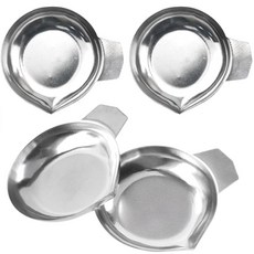 스테인리스 계량 트레이 4개 미니 저울 접시