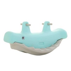 유아실내시소 소형 가정용 시소 추천 귀여운 놀이기구, 블루 고래 시소, 1개