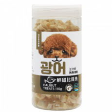 韓國汪洽普 凍乾零食 寵物零食, 1個, 110g, 比目魚