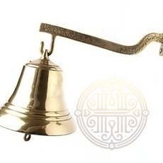 현관문종 주물 차임벨 빠른배송 도어벨 방문벨 문종부속, 1)주물/학교종걸이/소/골드