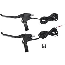 디오체 브레이크 레버 좌우 전기 유니버설 모터사이클 블랙 클러치 핸들 레버 퍼치 교체 부품 1쌍, 1개