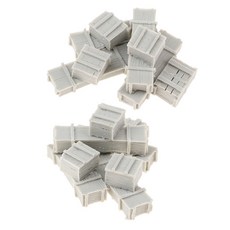 shangren 1/35 수지 WWII 독일 총알 상자 상자 도색되지 않은 모델 키트 액세서리, 설명, 회색, 1개